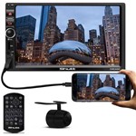 Ficha técnica e caractérísticas do produto Kit Central Multimídia Shutt Chicago 2 Din 7" Bluetooth Usb Android Ios + Câmera Ré Colorida 2 em 1