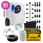 Ficha técnica e caractérísticas do produto Kit Cerca Elétrica Industrial Genno Shock Premium para 90 Metros.