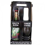 Ficha técnica e caractérísticas do produto Kit Cerveja Roleta Russa 500 Ml +copo
