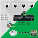 Ficha técnica e caractérísticas do produto Kit Cftv 4 Câmeras VHD 3120D 720P 2,8mm DVR Intelbras MHDX 1004 + ACESSORIOS