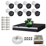 Ficha técnica e caractérísticas do produto Kit Cftv 8 Câmeras VHD 1220B 1080P 3,6mm DVR Intelbras MHDX 3016 + ACESSORIOS