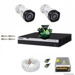 Ficha técnica e caractérísticas do produto Kit CFTV 2 Câmeras VHD 1220B 1080P 3,6mm DVR Intelbras MHDX 3004 + ACESSORIOS