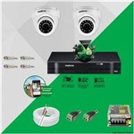 Ficha técnica e caractérísticas do produto Kit CFTV 2 Câmeras VHD 3120D 720P 2,8mm DVR Intelbras MHDX 1004 + ACESSORIOS