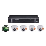 Ficha técnica e caractérísticas do produto Kit CFTV DVR Stand Alone com 4 Câmeras G3 Multi HD Intelbras