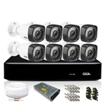 Ficha técnica e caractérísticas do produto Kit CFTV Giga Orion com 8 Câmeras Bullet 720p DVR 8 Canais