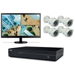 Ficha técnica e caractérísticas do produto Kit CFTV HDL com 4 Câmeras, DVR 8 Canais, Monitor 15’’ e HD 1TB