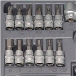 Ficha técnica e caractérísticas do produto Kit Chave Catraca Soquetes 1/4 4 a 13mm CR-V 29 Peças 14100 Stels