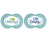 Ficha técnica e caractérísticas do produto Kit 2 Chupetas MAM Mommy & Daddy 6+ Meses Menino