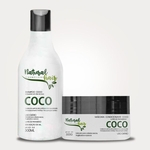 Ficha técnica e caractérísticas do produto Kit Coco - Natural Hair - Shampoo e Máscara