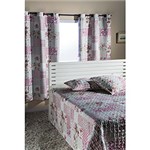 Ficha técnica e caractérísticas do produto Kit Colcha Casal Boutis Sienna com 2 Porta Travesseiros + Cortina 1,80x2,40m - Casa & Conforto