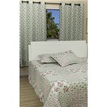 Ficha técnica e caractérísticas do produto Kit Colcha Solteiro Boutis Bia com Porta-Travesseiro + Cortina 180x240cm - Casa & Conforto