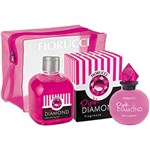 Ficha técnica e caractérísticas do produto Kit Colônia Fiorucci Pink Diamond Feminino 100ml + Sabonete Liquido 350ml + Necessaire