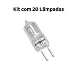 Ficha técnica e caractérísticas do produto Kit com 20 Lâmpadas Halógena Cápsula Luz Amarela 20W Ourolux 12V