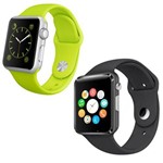 Ficha técnica e caractérísticas do produto Kit com 02 Relógios Smartwatch A1 Touch Bluetooth Pedômetro Gear Chip - Verde e Preto