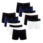 Ficha técnica e caractérísticas do produto Kit com 10 Cuecas Boxer de Cotton 4.0 - Polo Match - Sortido - G