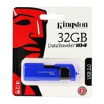Ficha técnica e caractérísticas do produto Kit com 10 Pen Drive Kingston Dt104 32gb