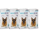 Ficha técnica e caractérísticas do produto Kit com 4 Antipulgas Bravecto para Cães de 20 a 40 Kg - 1000 Mg - Msd