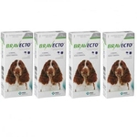 Ficha técnica e caractérísticas do produto Kit Com 4 Antipulgas Bravecto Para Cães De 10 A 20 Kg 500 Mg