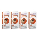 Ficha técnica e caractérísticas do produto Kit com 4 Antipulgas Bravecto Para Cães De 4,5 A 10 kg - 250 mg - Msd