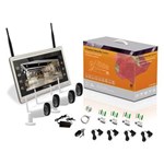 Ficha técnica e caractérísticas do produto Kit com 4 Câmeras de CFTV IP Wireless Full HD 2 MP BULLET