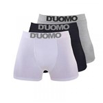 Ficha técnica e caractérísticas do produto Kit com 4 Cuecas D UOMO Boxer com Costura GG - Duomo
