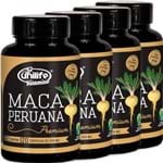 Ficha técnica e caractérísticas do produto Kit com 4 Frascos de Maca Peruana Premium Pura Unilife 120 Capsulas 550mg