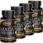 Ficha técnica e caractérísticas do produto Kit com 4 Frascos de Maca Peruana Premium Pura Unilife 60 Capsulas 550mg