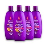 Ficha técnica e caractérísticas do produto Kit com 4 Shampoos JOHNSON`S Força Vitaminada 400ml