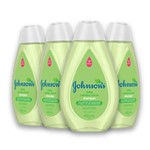 Ficha técnica e caractérísticas do produto Kit com 4 Shampoos JOHNSON'S Baby Cabelos Claros 400 ml