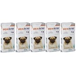 Ficha técnica e caractérísticas do produto Kit com 5 Antipulgas Bravecto para Cães de 4,5 a 10 Kg - 250 Mg - Msd