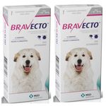 Ficha técnica e caractérísticas do produto Kit com 5 Antipulgas Bravecto Para Cães De 40 A 56 kg - 1400 mg - Msd