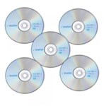 Kit com 5 DVD-RW 4.7GB 2 Horas Imation