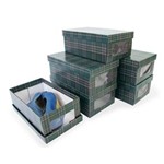Ficha técnica e caractérísticas do produto Kit com 6 Caixas Organizadoras com Visor Winter