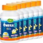Ficha técnica e caractérísticas do produto Kit com 6 Frascos de Omega 3 Kids 60 Cápsulas 500 Mg