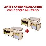 Ficha técnica e caractérísticas do produto Kit com 6 Organizadores Mulituso