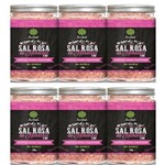 Ficha técnica e caractérísticas do produto Kit com 6 Potes de Sal Rosa do Himalaia - Total: 1,5 Kg - Jumbai