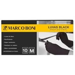 Ficha técnica e caractérísticas do produto Kit com 60 Luvas Black Profissional Tam. M Latex Marco Boni