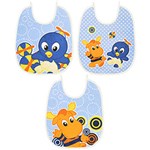 Ficha técnica e caractérísticas do produto Kit com 3 Babadores Backyardigans Masculino Colibri Azul