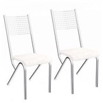 Ficha técnica e caractérísticas do produto Kit com 2 Cadeiras Kappesberg Roma - Branco
