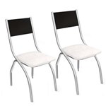 Ficha técnica e caractérísticas do produto Kit com 2 Cadeiras Kappesberg Turquia - Branco