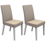 Ficha técnica e caractérísticas do produto Kit com 2 Cadeiras Madesa - Branco
