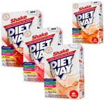Ficha técnica e caractérísticas do produto Kit com 3 Diet Way Shake + 1 Un de Mamão Papaya - 420 Gramas - Midway