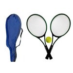 Ficha técnica e caractérísticas do produto Kit com 2 Raquetes de Tênis Acompanha 1 Bola de Tênis