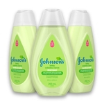 Ficha técnica e caractérísticas do produto Kit com 3 Shampoos JOHNSON'S Baby Cabelos Claros 200 ml