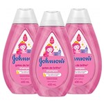 Ficha técnica e caractérísticas do produto Kit com 3 Shampoos Johnson's Baby Gotas de Brilho 400ml