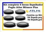 Ficha técnica e caractérísticas do produto Kit Completo 6 Bocas Fogão Atlas Mônaco Plus