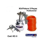 Ficha técnica e caractérísticas do produto Kit Compressor de Ar com 3 Peças-FERRARI-KC-3