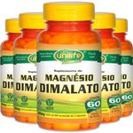 Ficha técnica e caractérísticas do produto Kit contendo 5 Magnésio Dimalato 60 Cápsulas - Unilife