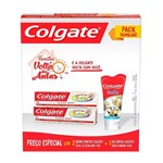 Ficha técnica e caractérísticas do produto Kit Creme Dental Colgate Total 12 Clean Mint 90g + Gel Dental Minions