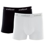 Ficha técnica e caractérísticas do produto Kit 2 Cuecas Boxer Cotton Colcci - G - MISTO